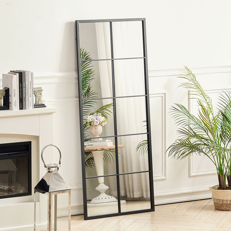 Latitude Run Addielynn Rectangle Iron Wall Mirror Wayfair.co.uk